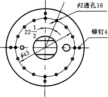 膠質(zhì)層測定儀壓力盤俯視圖